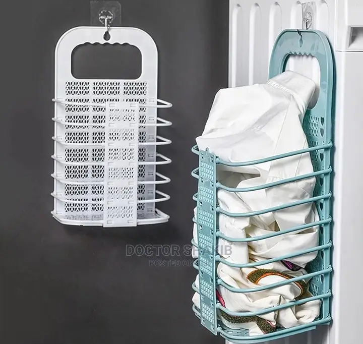 Portable Foldable Hanging Laundry Basket