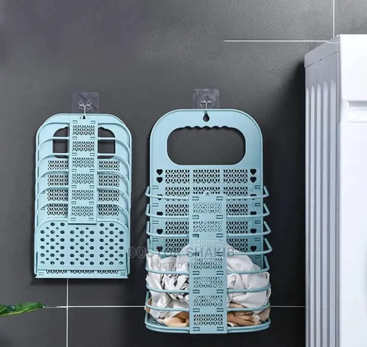 Portable Foldable Hanging Laundry Basket