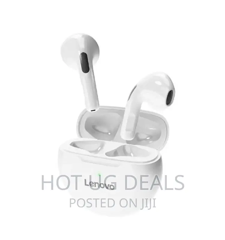 Lenovo True Wireless Bluetooth Earbuds, White, HT38