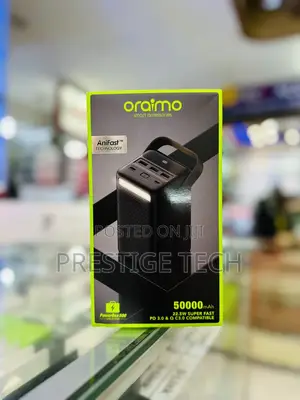 Oraimo Powerbank 50,000mah With Fast Charging and Flashlight