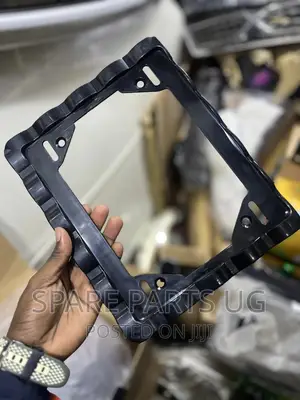 Rear Black Number Plate Frame