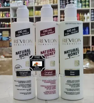 Original Revlon Realistic Natural Honey Hand and Body Lotion