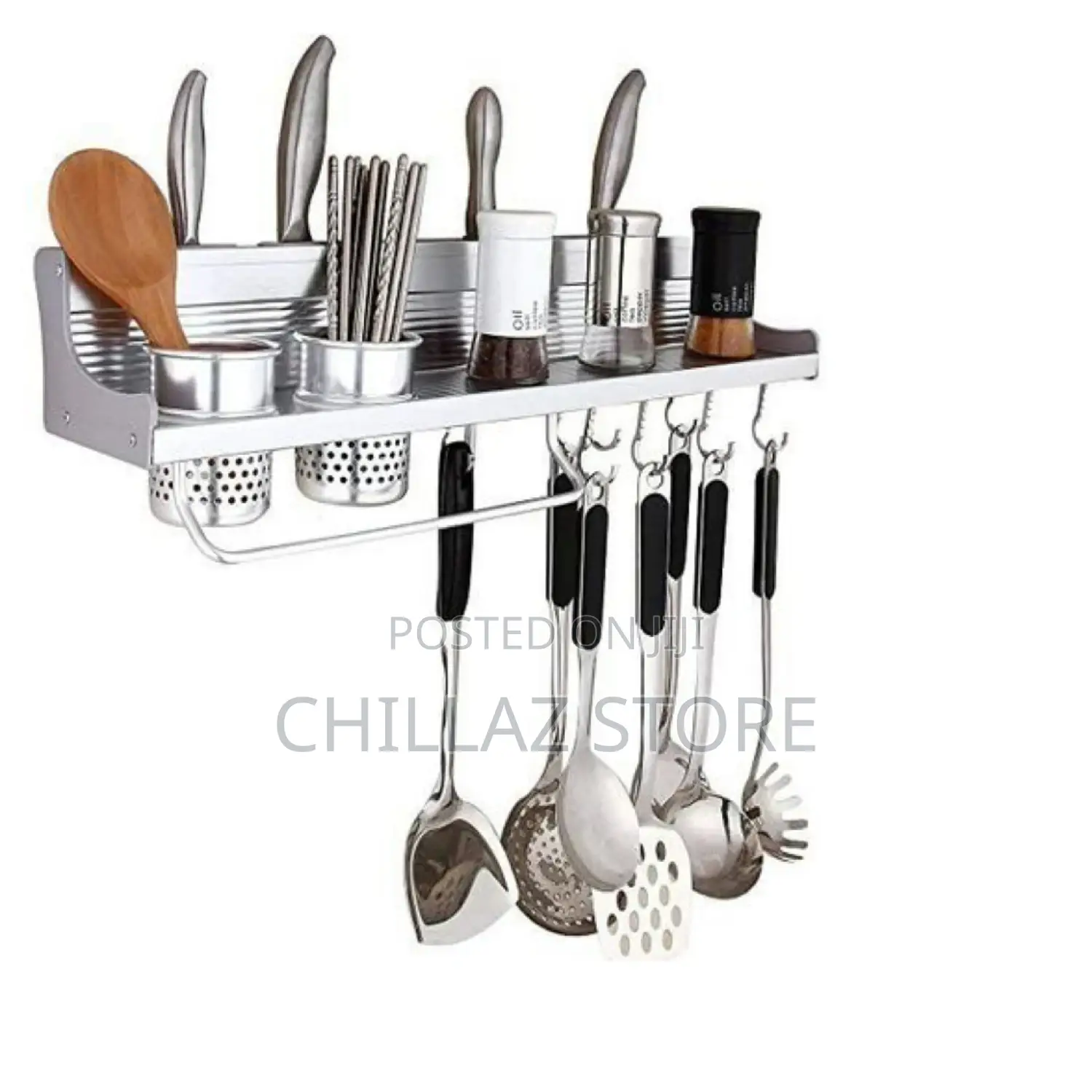 Wall Mounted Kitchen Utensil Organizer.