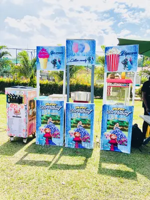 Ice Cream Cotton Candy Popcorns Cardboards