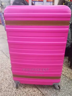 Original Plastic Suitcase.Extra Large.( Pink)