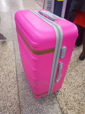 Vip Plastic Suitcases.Extra Large,( Pink)