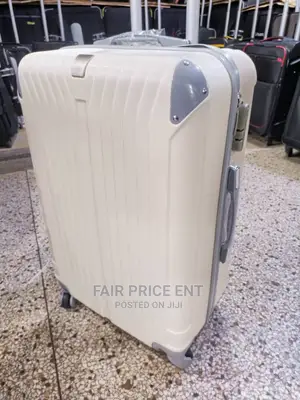 Vip Plastic Suitcase. Large.( Cream)