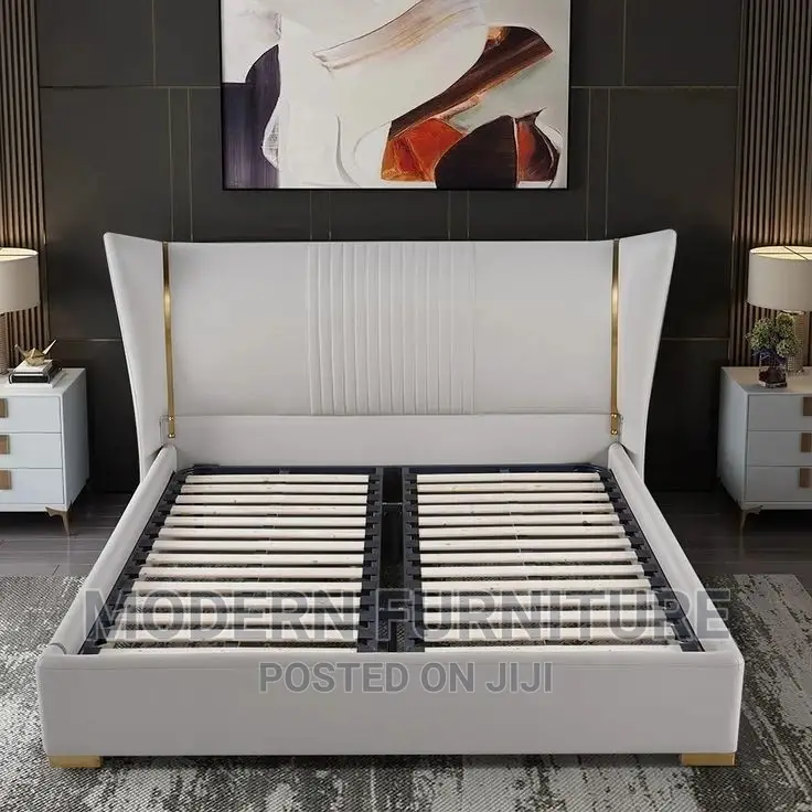 Leather Dressed Bed Call On