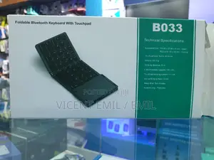 Foldable Bluetooth Keyboard With a Touch Pad B033