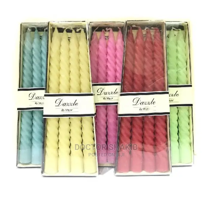 4pcs Spiral Scented Candles