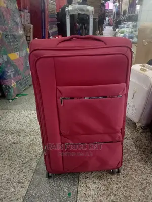 Original Cloth Suitcase. Large.( Red)