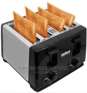 Sanford 4 Slice Stainless Steel Bread Toaster
