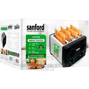 Sanford 4 Slice Stainless Steel Bread Toaster
