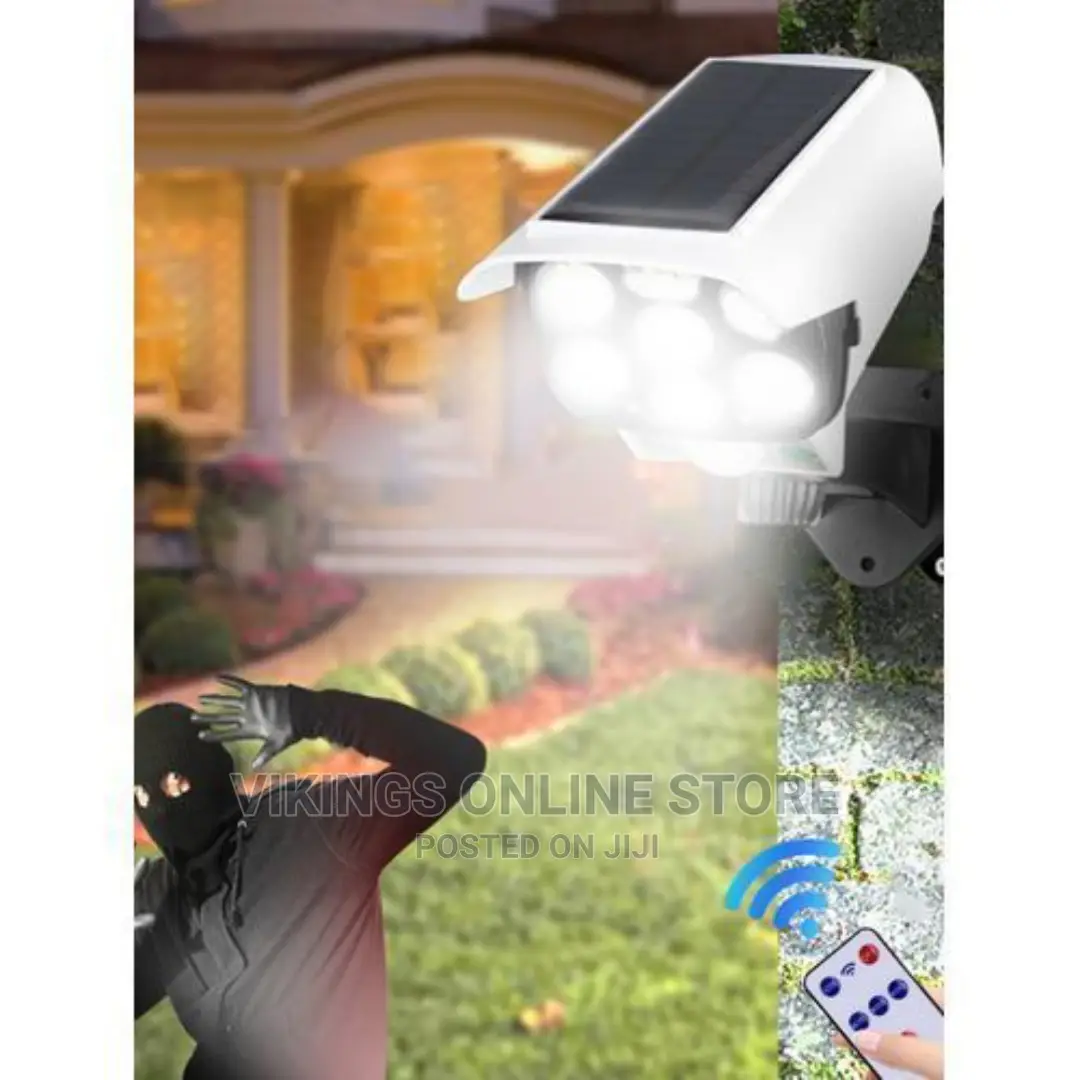 77 LED Solar Light Motion Sensor Security Dummy Camera