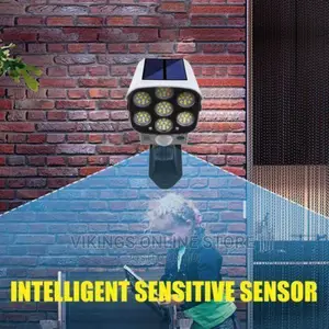 77 LED Solar Light Motion Sensor Security Dummy Camera