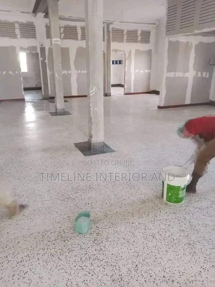 Lndustrial Terrazzo Flooring.