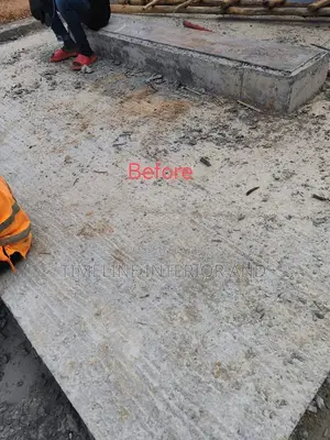 Terrazzo Flooring Before and After.