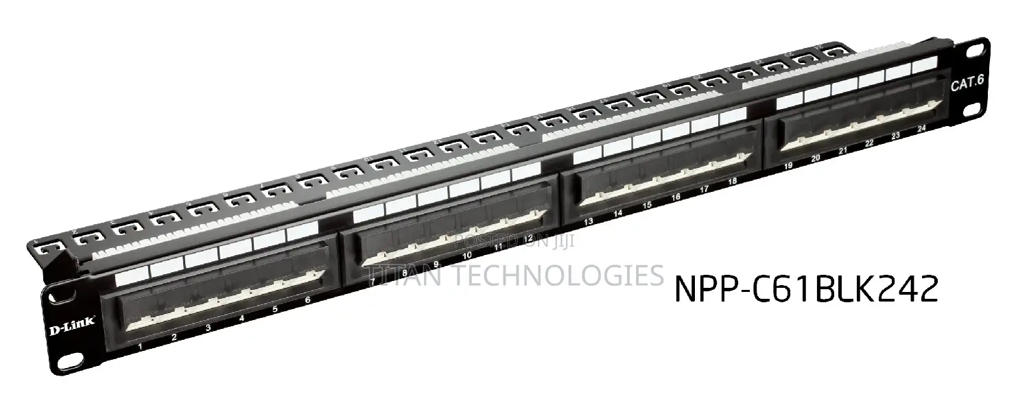 24 Port Dlink Patch Panel Unshielded