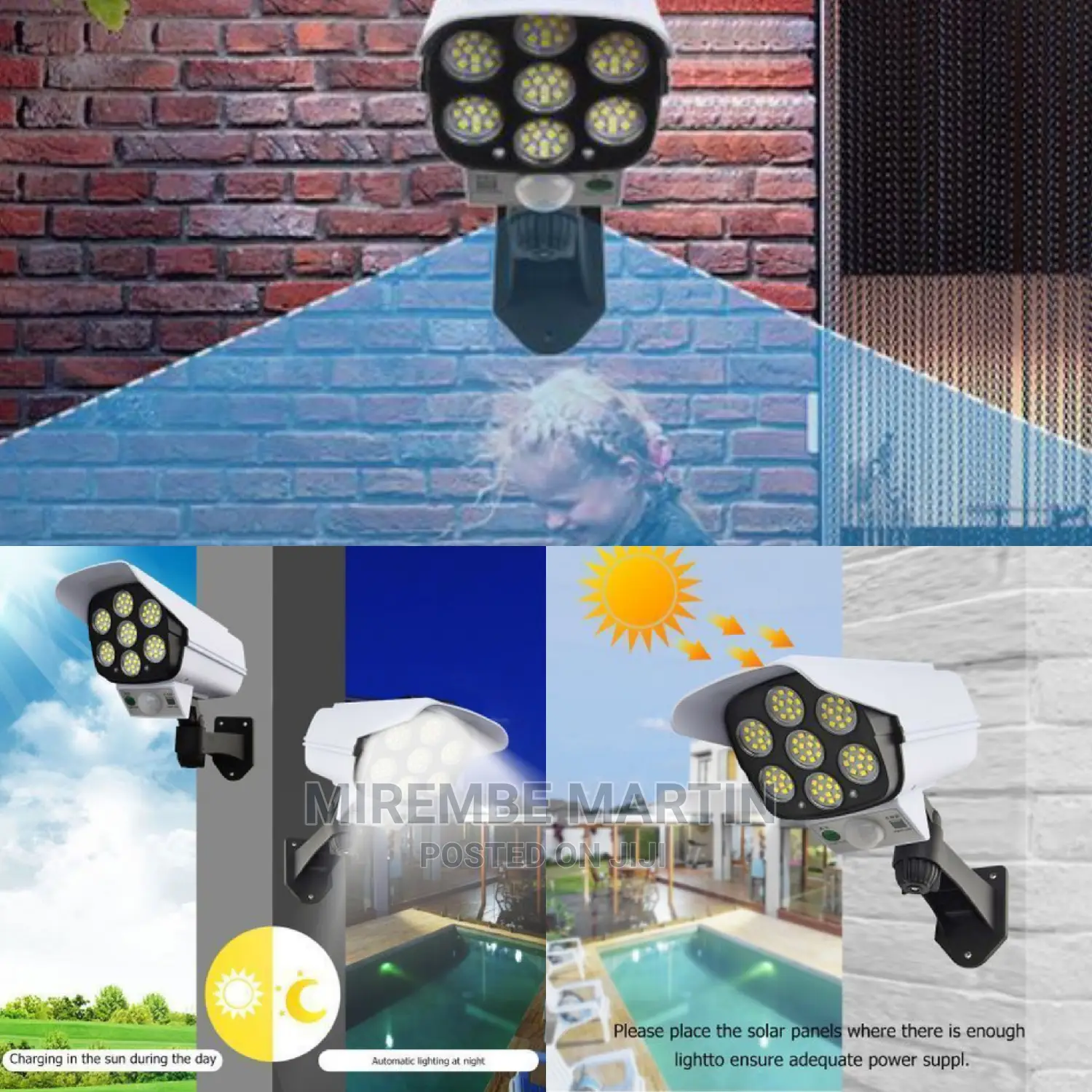 Solar Motion Sensor Light