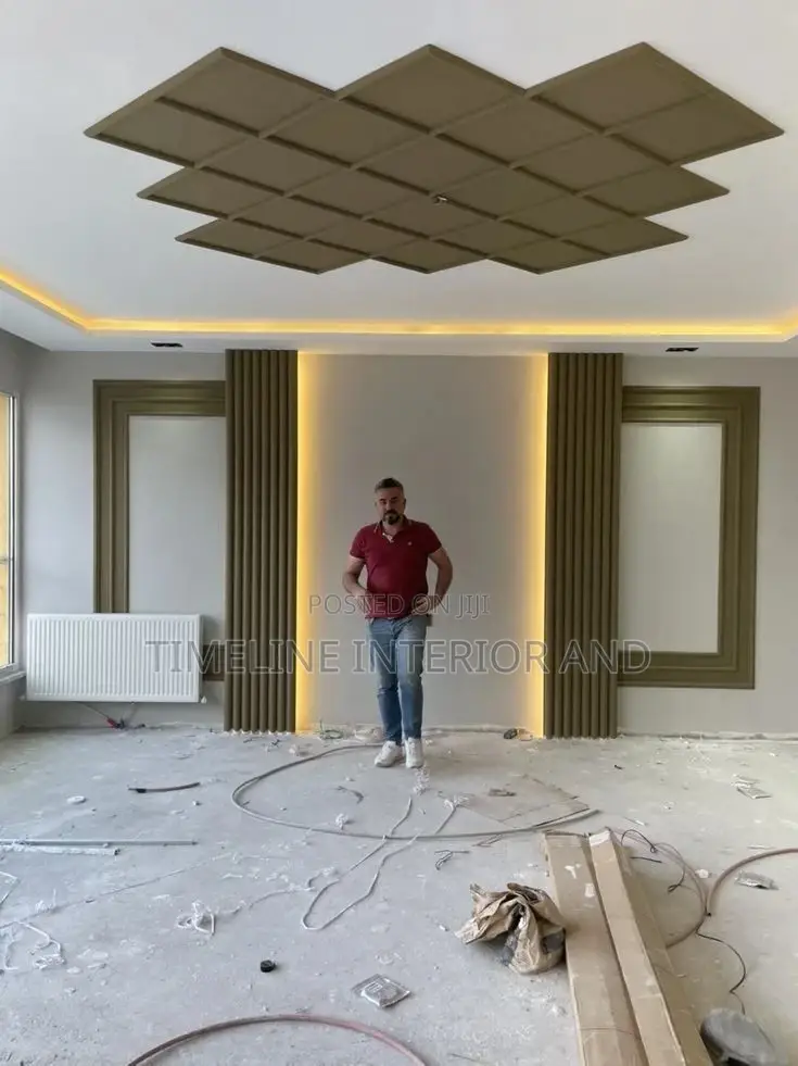 Executive Wall Panels and Gypsum Plaster