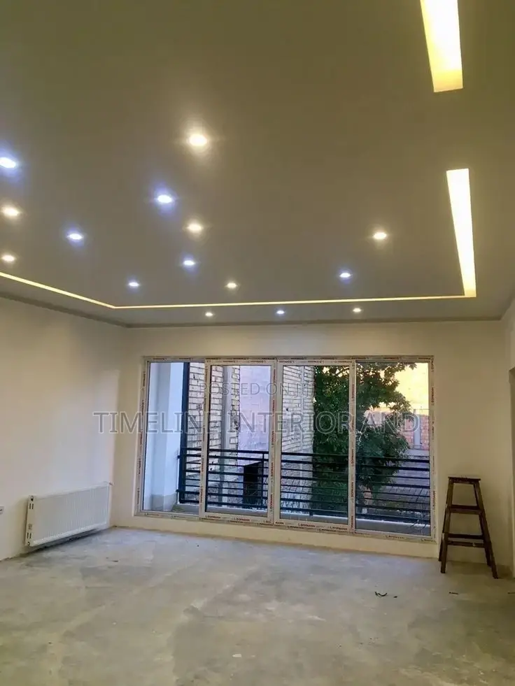 POP Plain Gypsum Ceiling.