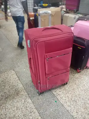 Good Partner Cloth Suitcase. Medium.( Red)