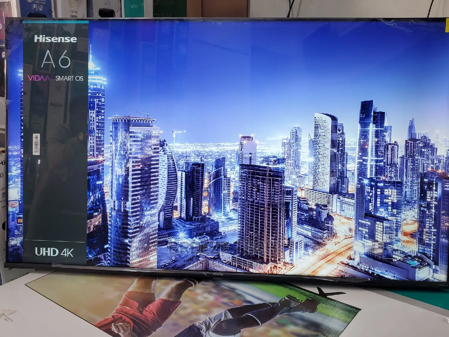 It's 55 Hisense Smart Vidaa
