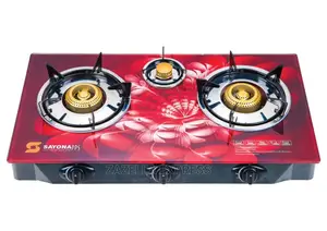 Sayona Tampered Glass High Quality 3 Burner Gas Cooker SB-30