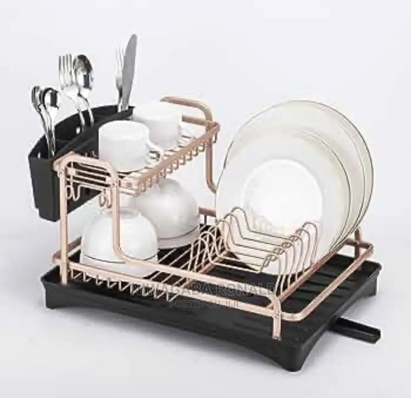 Stainless Aluminium Dish Drying Rack Kitchen Organizer