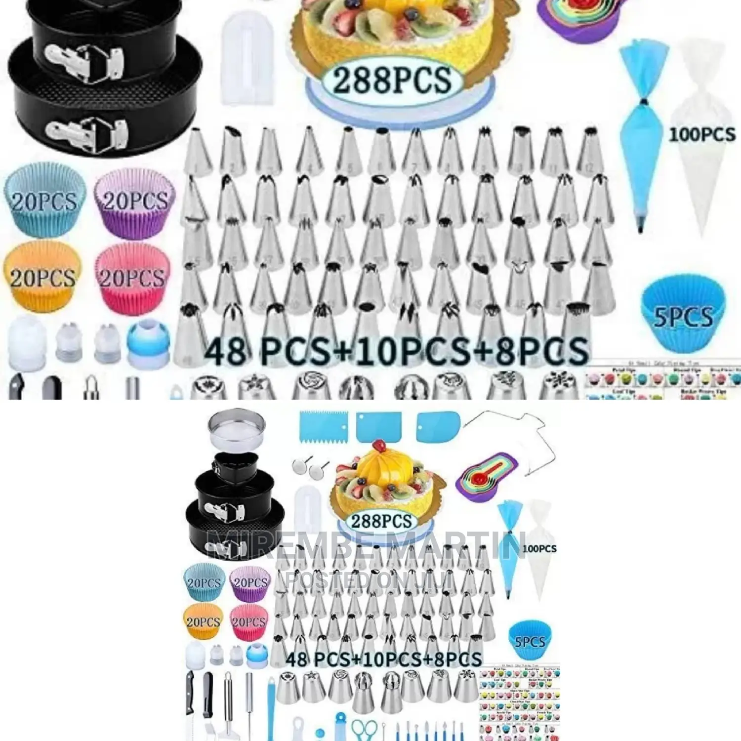 288 Cake Decorations Tools