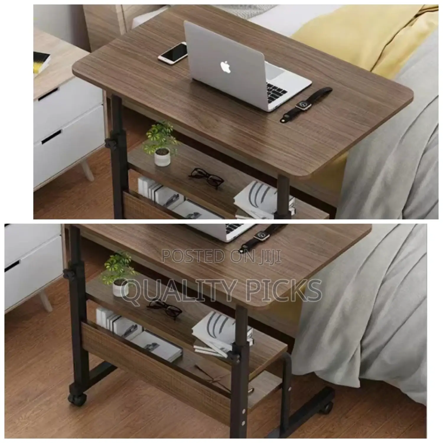 Laptop Table With Wheels, Computer Stand