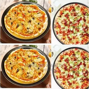 Black Round Pizza Tray
