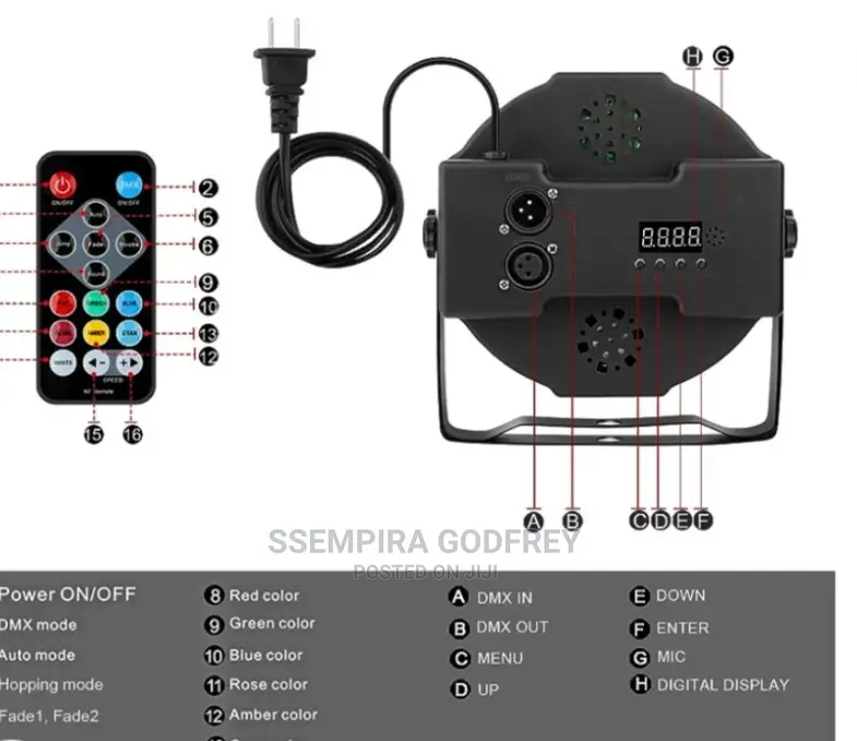 36 Led Mini Stage Lights