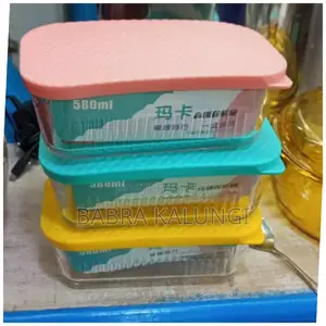 3 PCS Glass Storage Containers