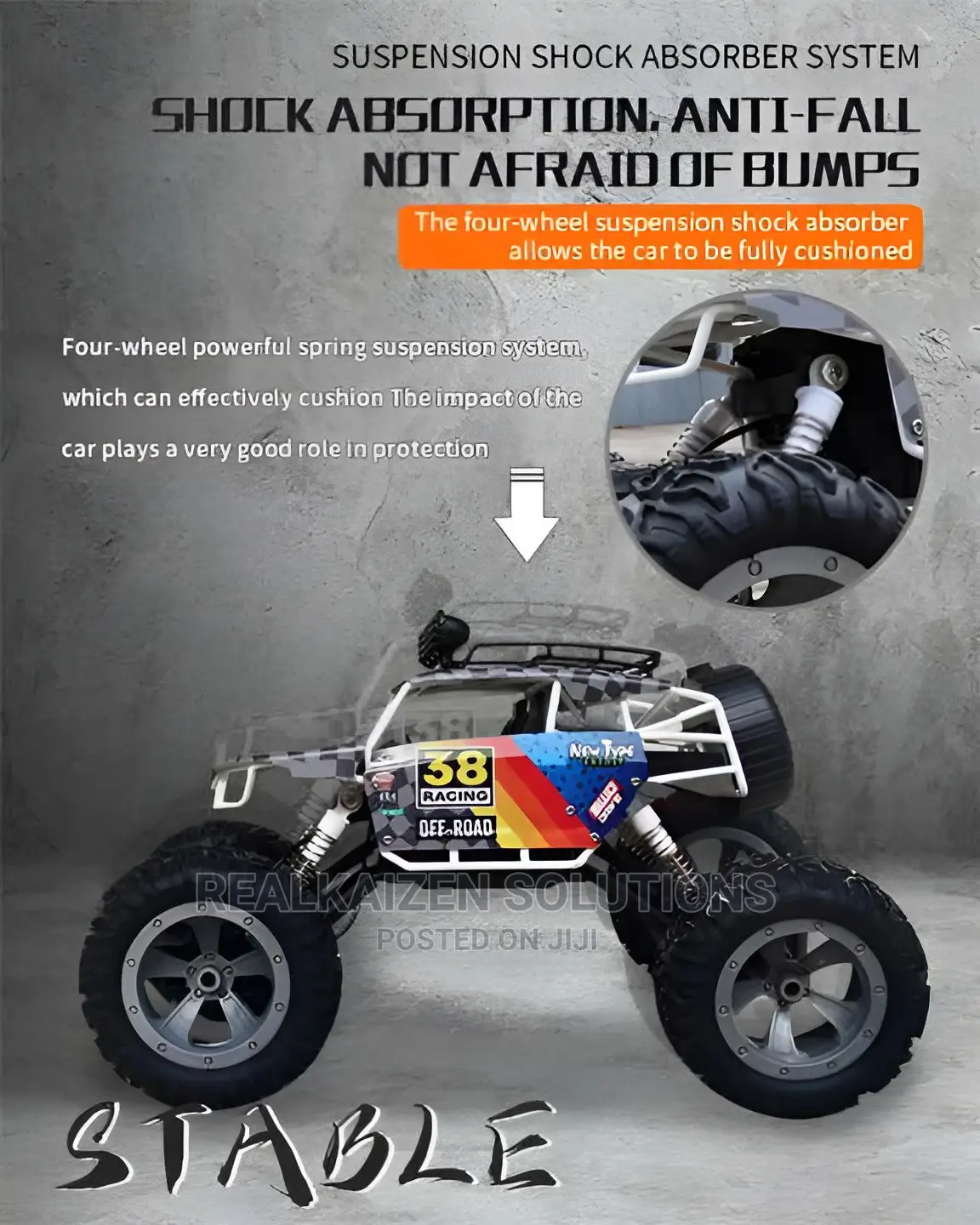 OFFROAD 4X4 Remote Control Climbing Rock Crawler Toy Car