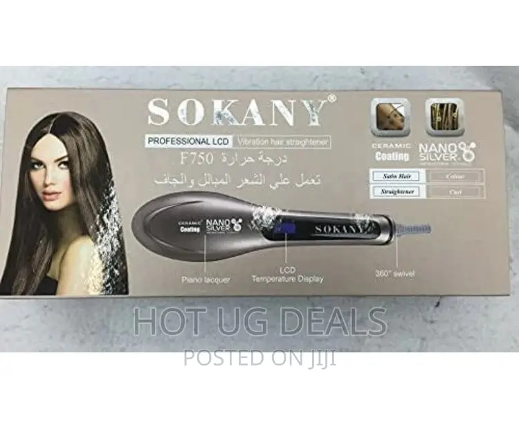 Sokany - Professional LCD Vibration Hair Straightener