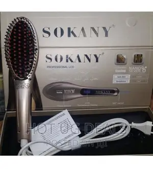 Sokany - Professional LCD Vibration Hair Straightener