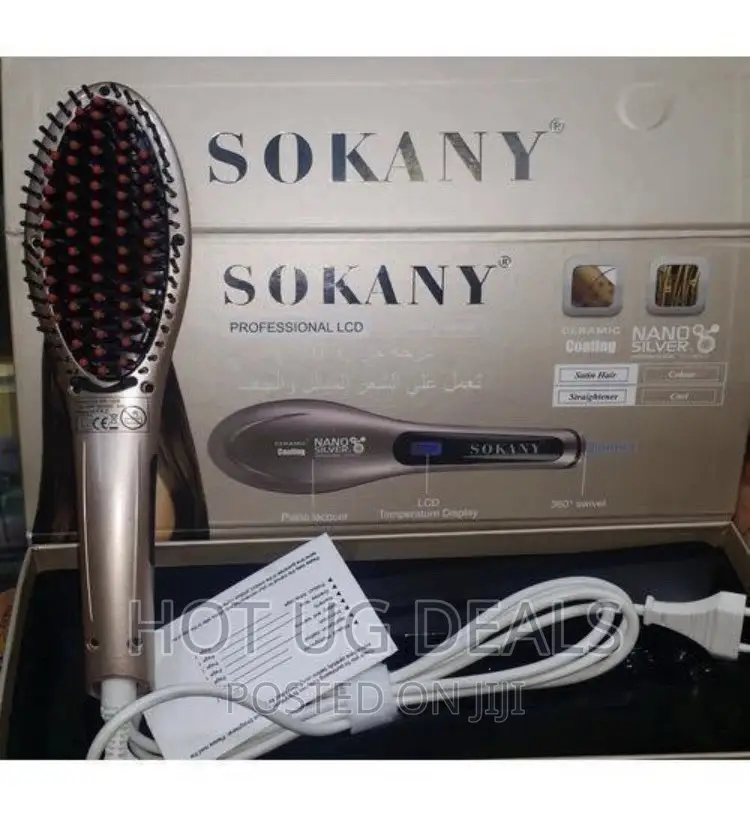 Sokany - Professional LCD Vibration Hair Straightener