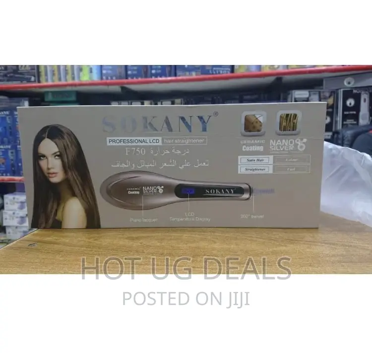 Sokany - Professional LCD Vibration Hair Straightener