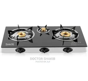 Saachi's Triple Burner Gas Stove