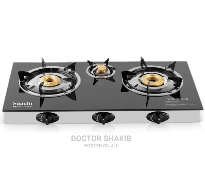 Saachi's Triple Burner Gas Stove