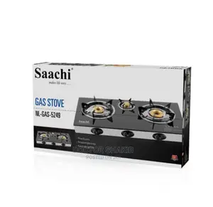 Saachi's Triple Burner Gas Stove