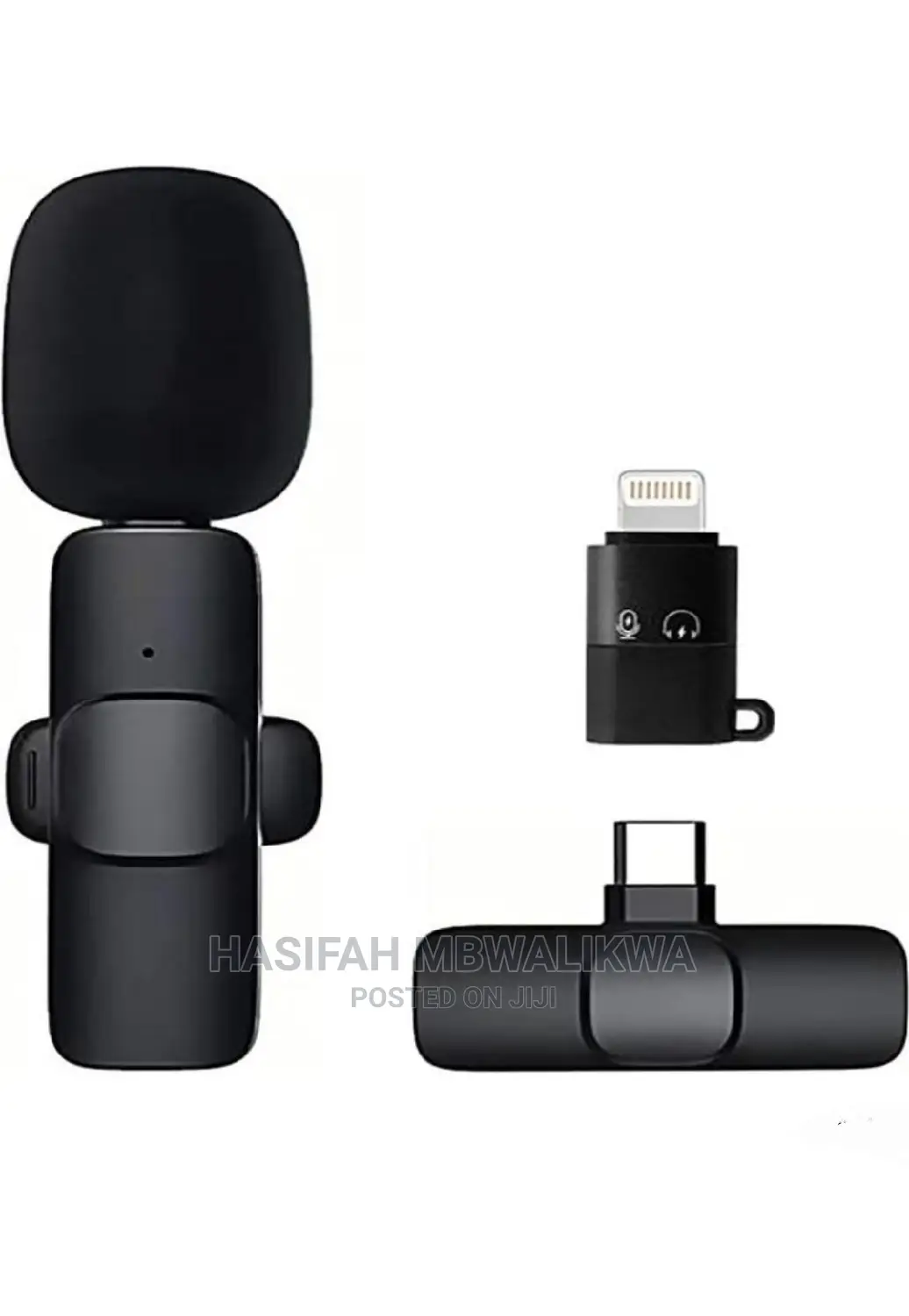 Single Wireless Microphone for iPhone and Android