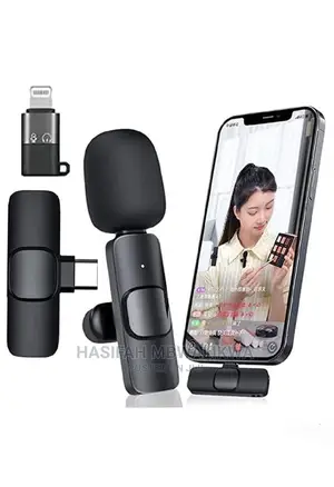 Single Wireless Microphone for iPhone and Android