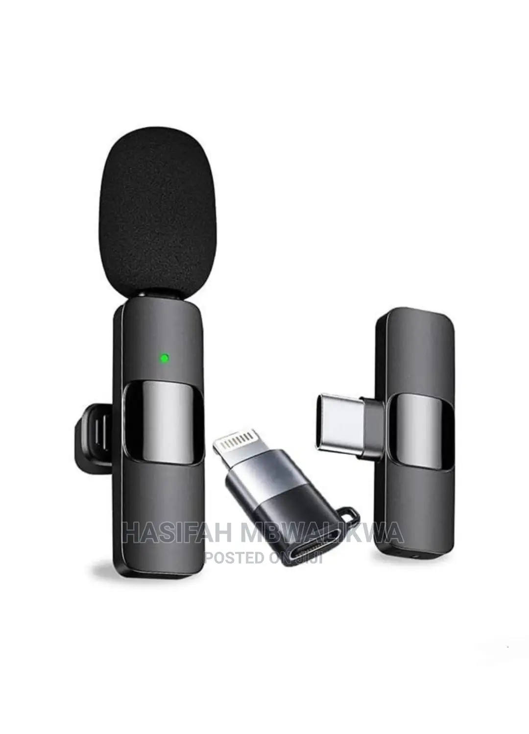 Single Wireless Microphone for iPhone and Android