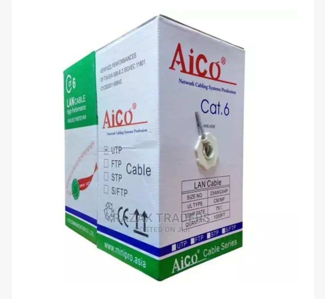 AICO Cat6 UTP Ethernet/Lan Cable 100m