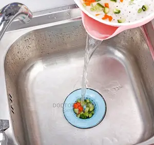 1pc Portable Silicone Sink Strainer