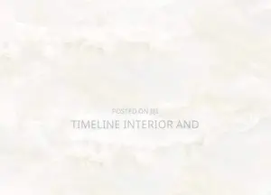 Floor White TILES With Brownish Strips.