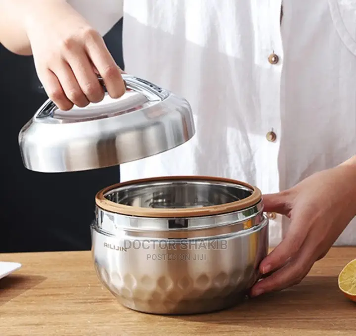 1L Stainless Steel Thermo Lunch Box