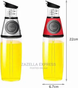 Oil Dispenser Bottle With Measure For Cooking And Oil Spout